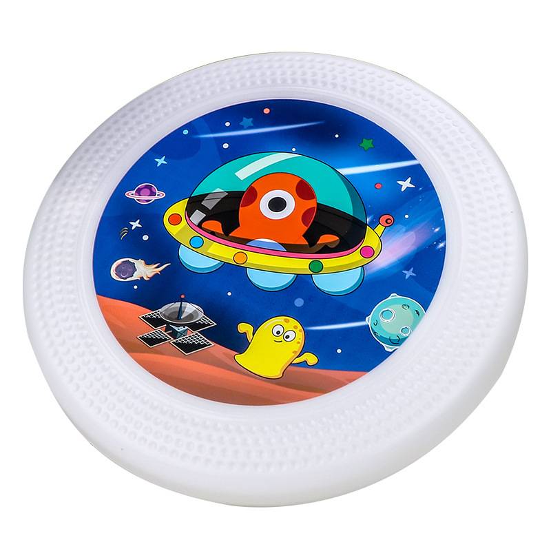 Children's outdoor glowing full soft flying disk Children's outdoor park lawn can rotate flying disk luminous toys