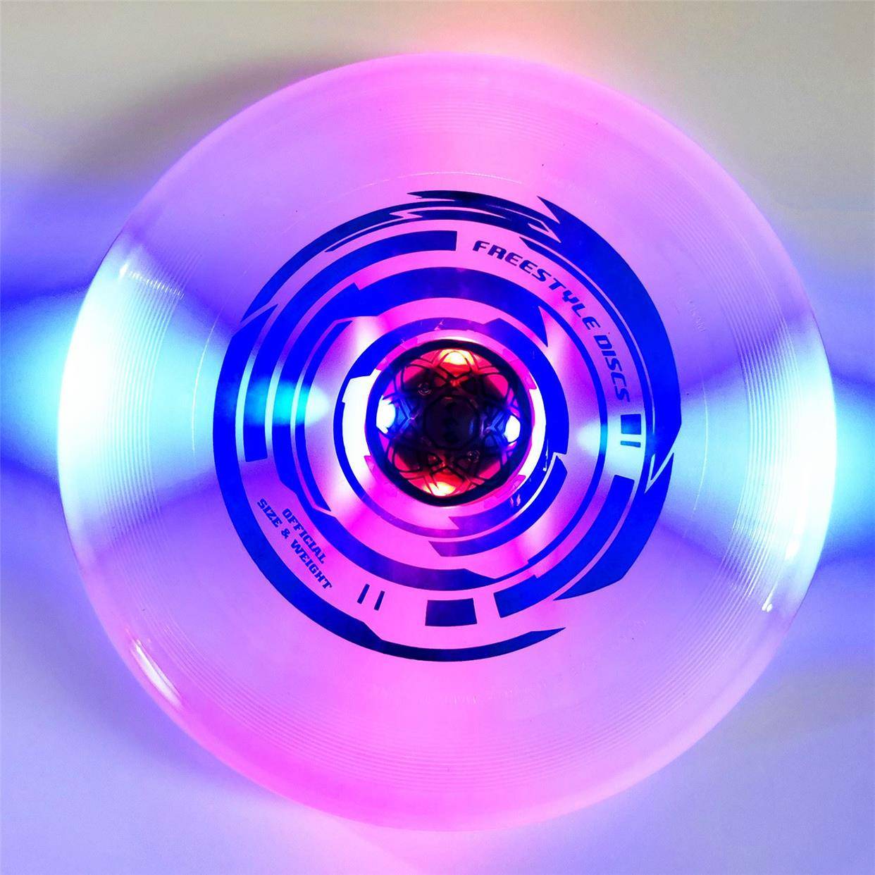 Extreme Flying Disk Professional Competition Flying Disk Beach LED Flying Disk Standard 27cm, 175G Flying Disk