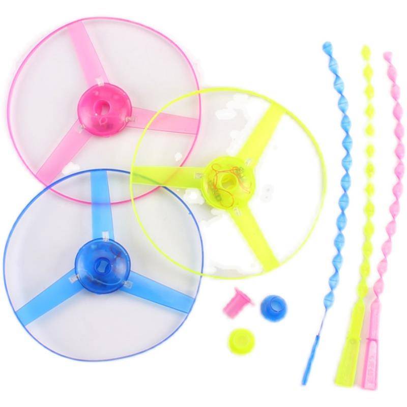 Flying Fairy toy-blowing child toy toy-plug-wire flyer with a light plate