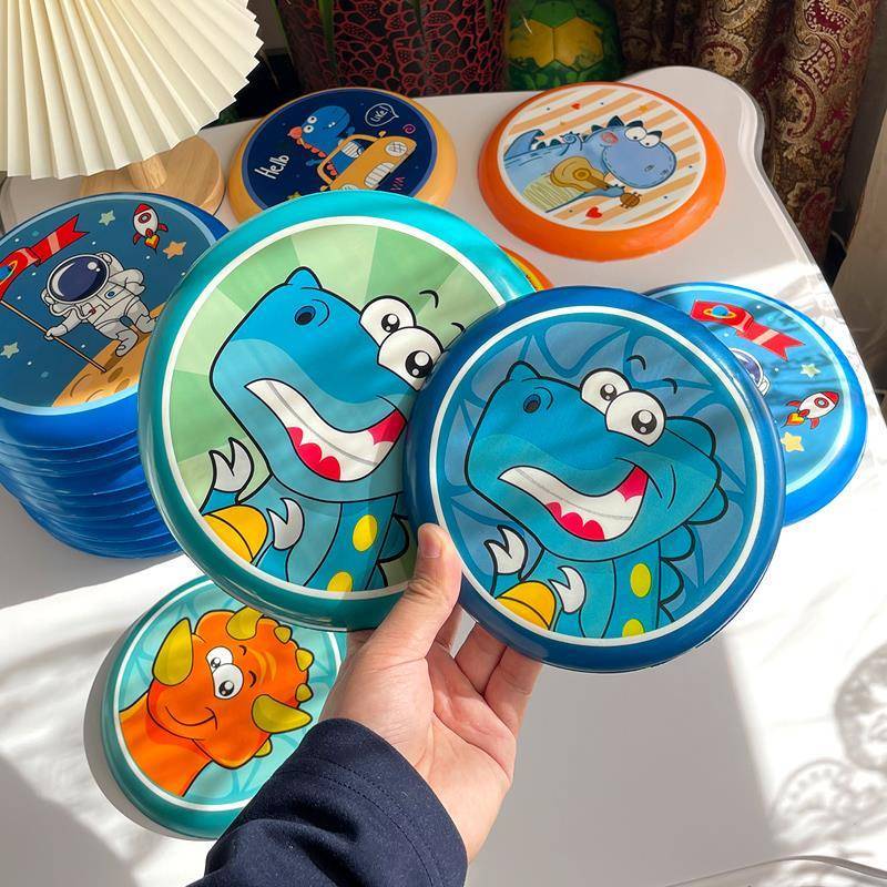 Do not hurt hands soft flying disk Flying saucer adult children safely throw back the darts outdoor parent -child toy pet flying saucer