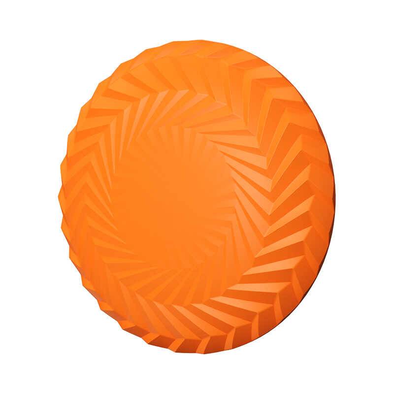 Pet flying tray dog flying disk floating soft glue junior pet supplies Interactive training toys throwing outdoor