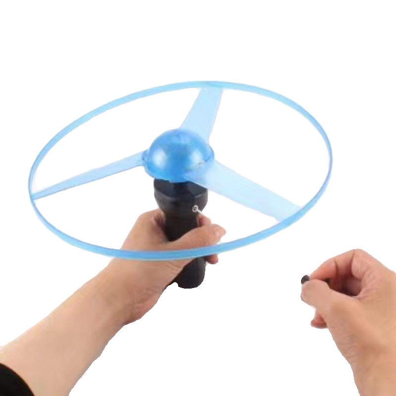 Thickened large flying fairy, light bamboo dragonfly outdoor children's toys hand sliding line flying saucer flying tray aircraft