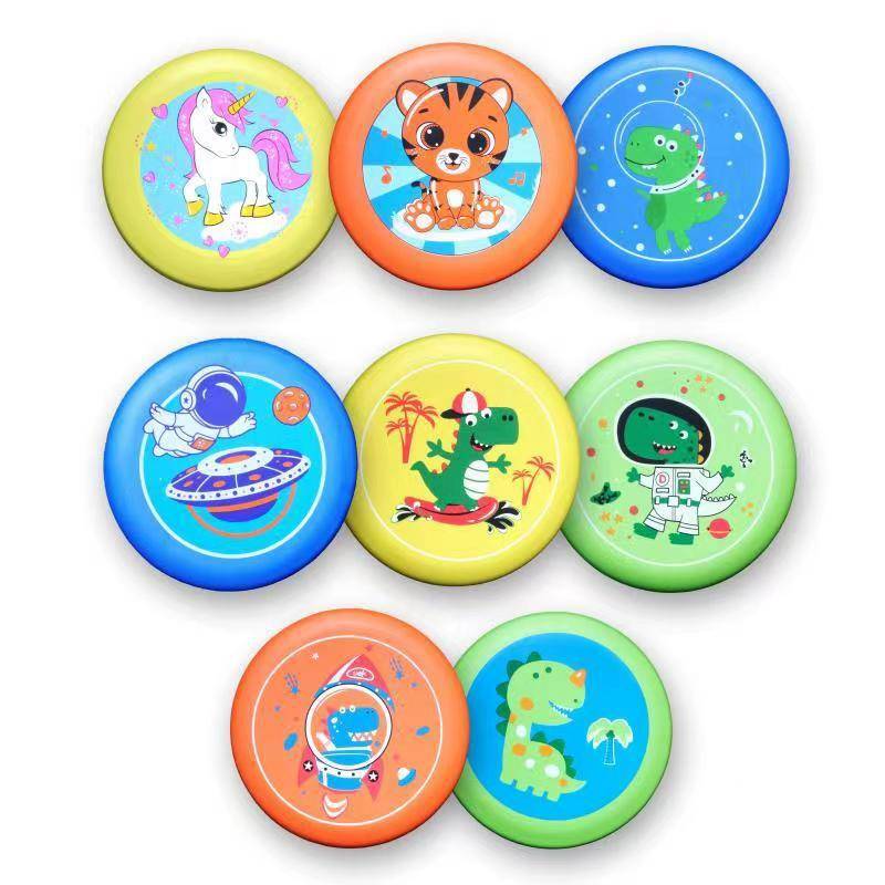 Children's safe soft flying disk kindergarten parent -child outdoor sports toy software flying saucer thrown game boy and girl