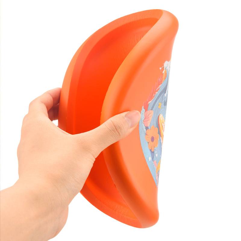 AisenWer Aville Children's Soft Flying Plate PU Light and Soft Outdoor Interactive Flying Care Kindergarten safe avoided disk