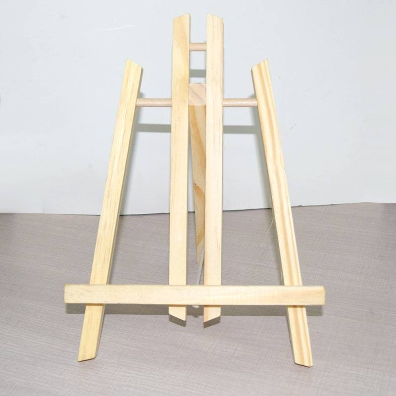 One wooden shelf