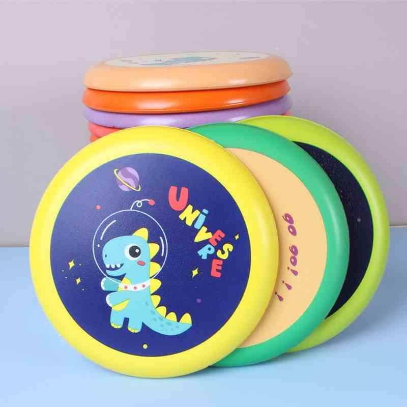PU soft flying tray cartoon cartoon flying plate parent -child interactive toys 16cm small traditional flying saucer game toys