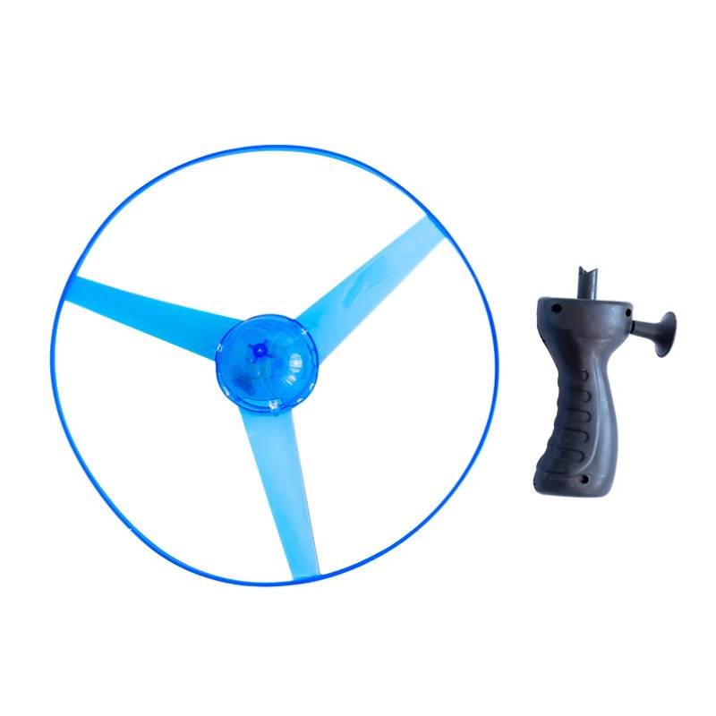 Thickened large flying fairy, light bamboo dragonfly outdoor children's toys hand sliding line flying saucer flying tray aircraft