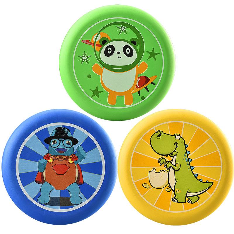 GREEN PANDA + BLUE TURTLE + YELLOW DINOSAUR-EVA MATERIAL