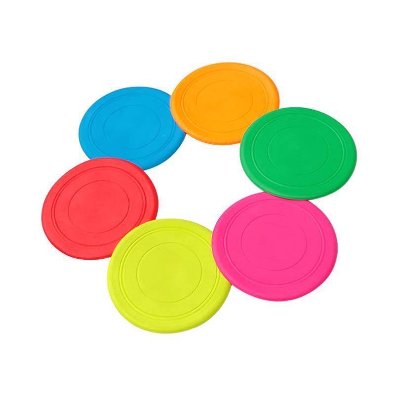 Use a flying saucer Corgi dog to bite the training throwing outdoor products beach silicon gel dog dog non -slip large