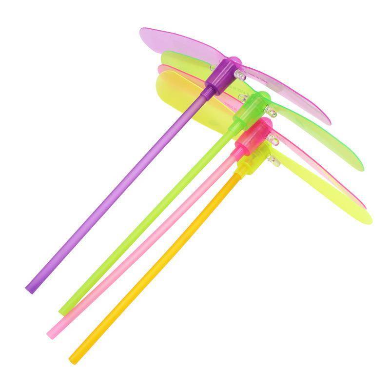 Children's toys glowing Flying Fairy Large Bamboo Dragonfly Outdoor Flying Drive Bamboo Green Fly Firewood