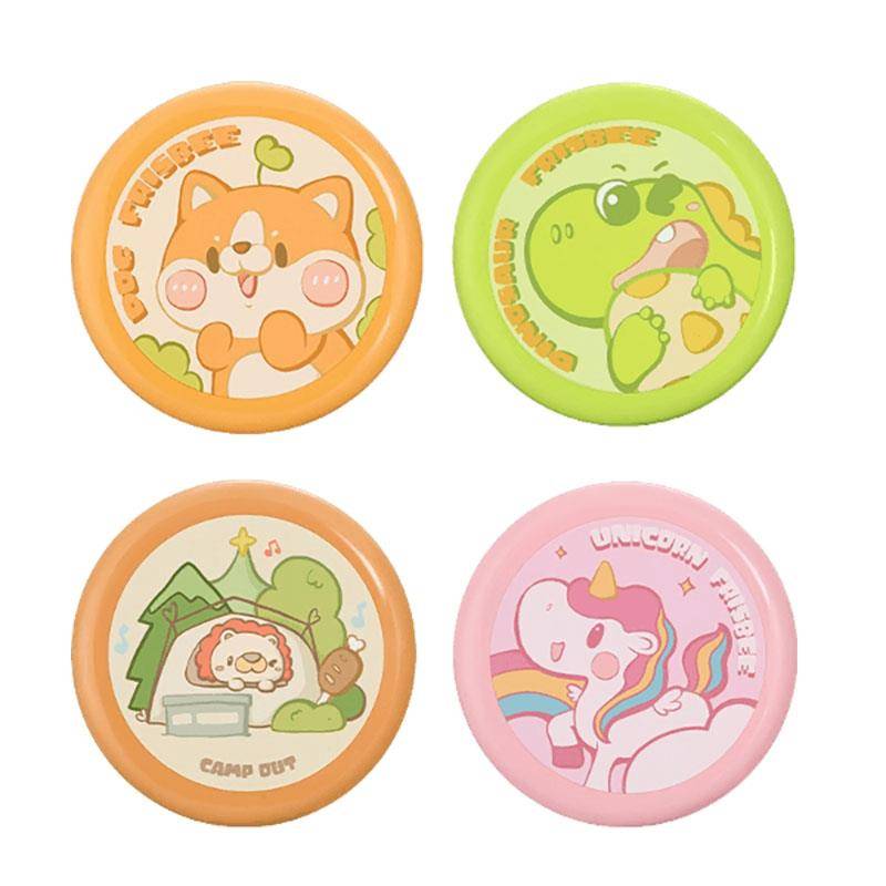 Can recover children's safe soft flying disk kindergarten Flying saucer parent -child outdoor toys men and girls game hands throwing baby