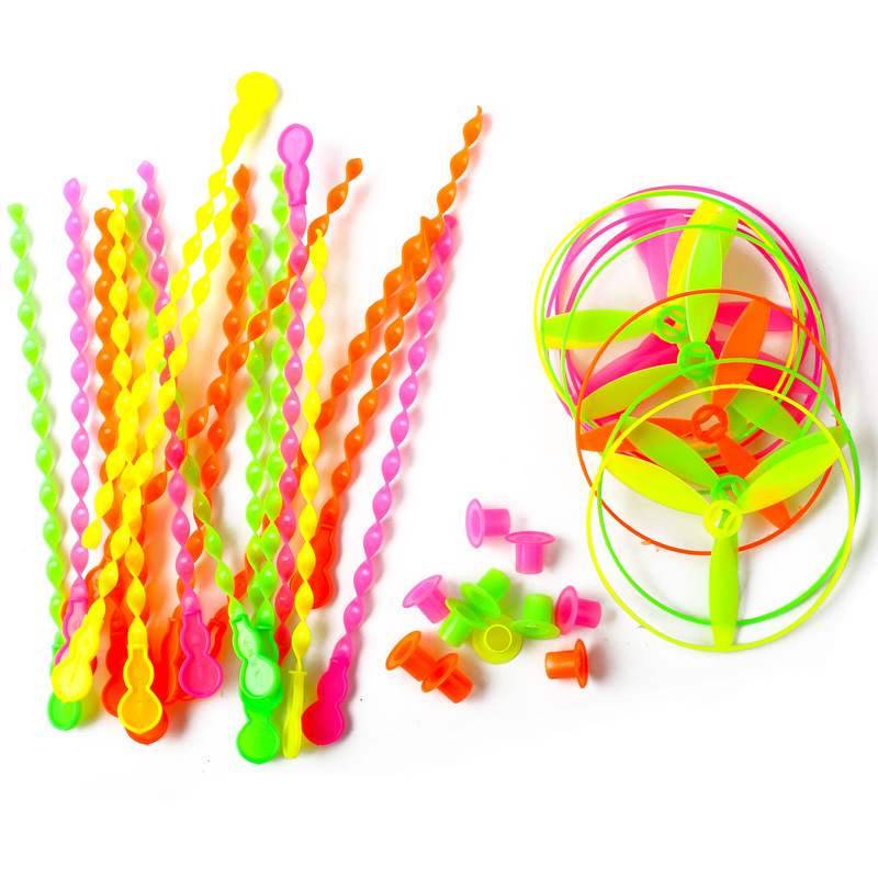 New product, new plastic flying sky fairy light toy hand push flying saucer with lamp plate dragonfly playful children flying