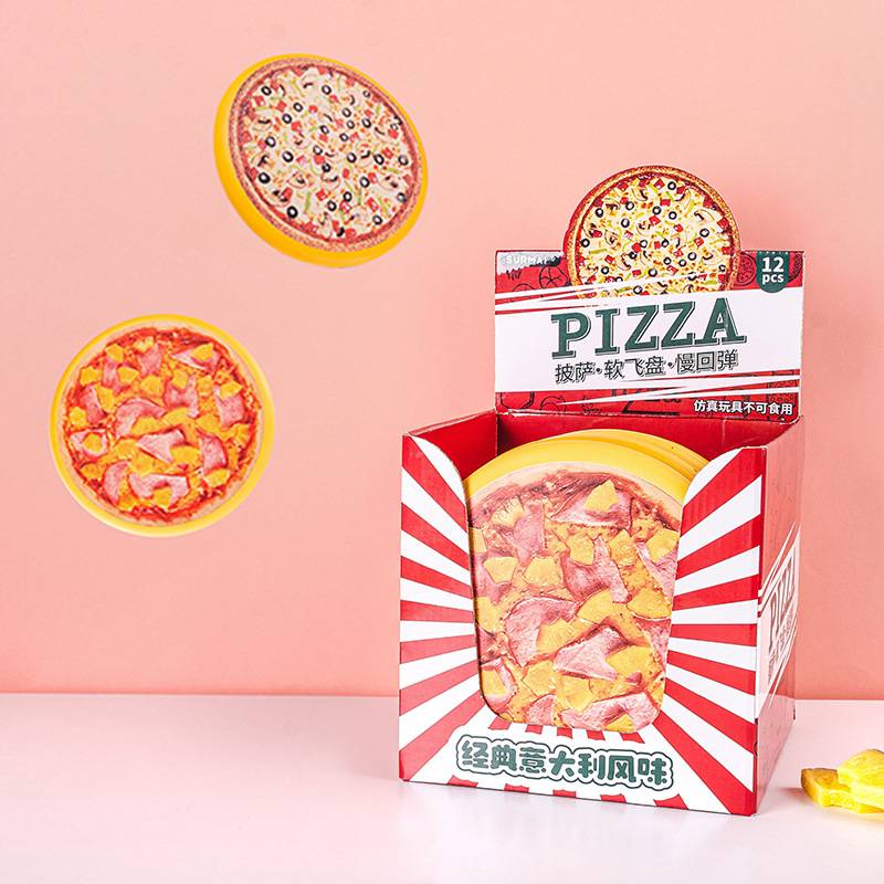Slow playback floppy, pizza