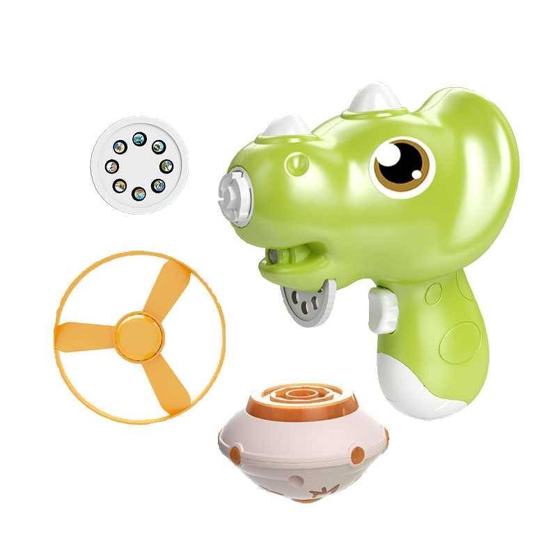 Everbright Bamboo Dragon Flying Fairy Girl Flying Dinosaur Ejection Gyro Guns Flying Disk Outdoor Children Boys Toys