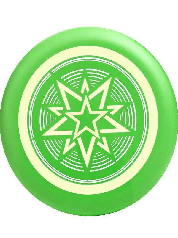 Night -light safe soft flying trayr throwing back can spin out outdoor outdoor outdoor outdoor toys