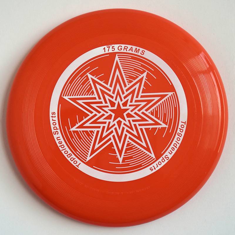 110g flying disk for children - semi-soft orange + pack - spinable