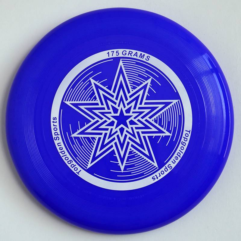 110g flying disk for children - semi soft blue + package - spinny