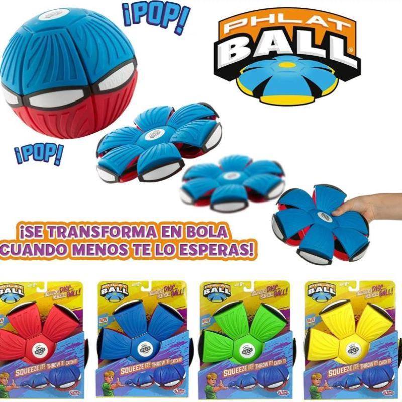 Outdoor sports flying tray stepping on magic ball feet deformation ball glowing children's toy toy shaking football stepping on flying saucer elastic