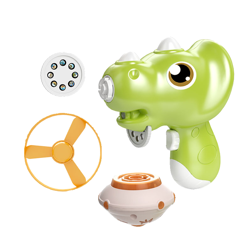 Everbright Bamboo Dragon Flying Fairy Girl Flying Dinosaur Ejection Gyro Guns Flying Disk Outdoor Children Boys Toys