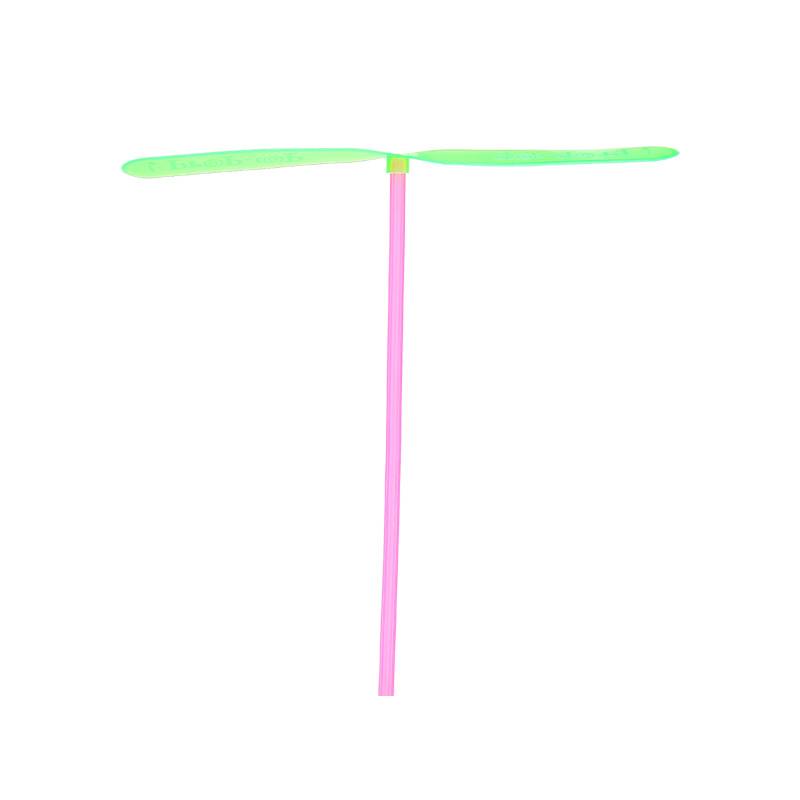 Large bamboo dragonfly rotating flying flying fairy hand pushing flying saucer flying disk children's set toy kindergarten student gift