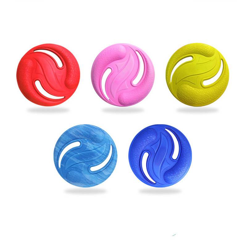 Spot EVA toy flying plate pet dog flying plate EVA outdoor throw interactive toy children's competition flying tray