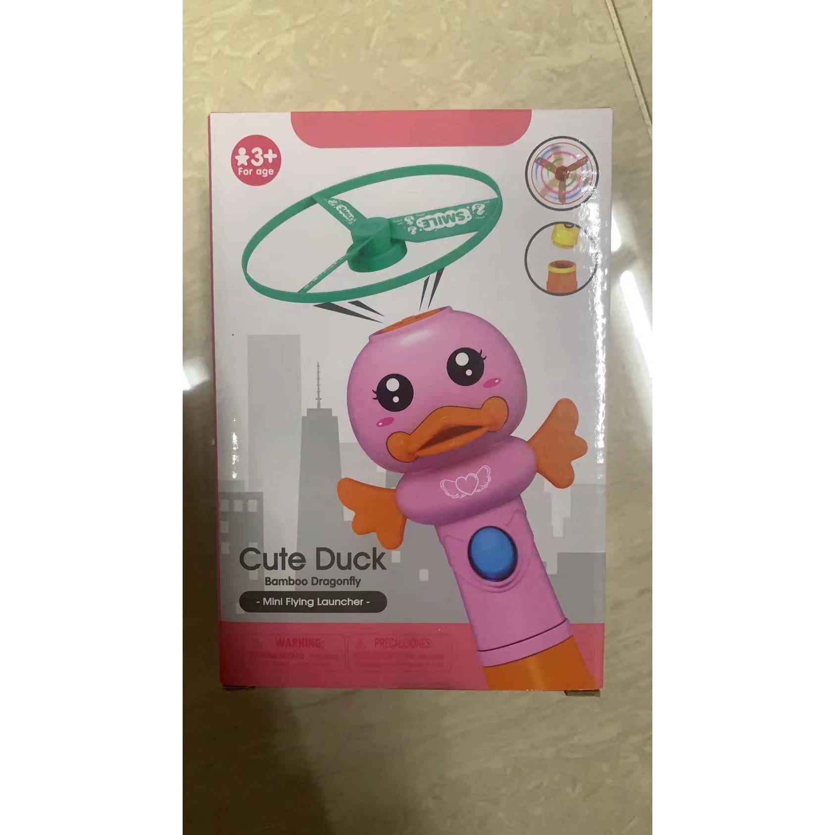 Pink Duck Subject + 1 Flying Disk