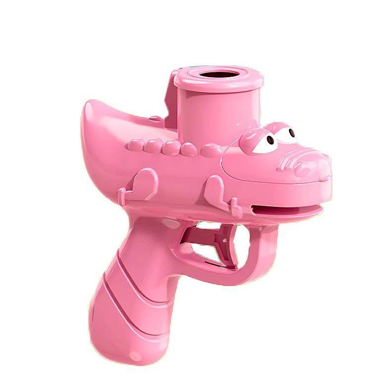 Children's crocodile firing gun EVA soft bomb flying disk Links summer outdoor sports-6 stalls source gifts