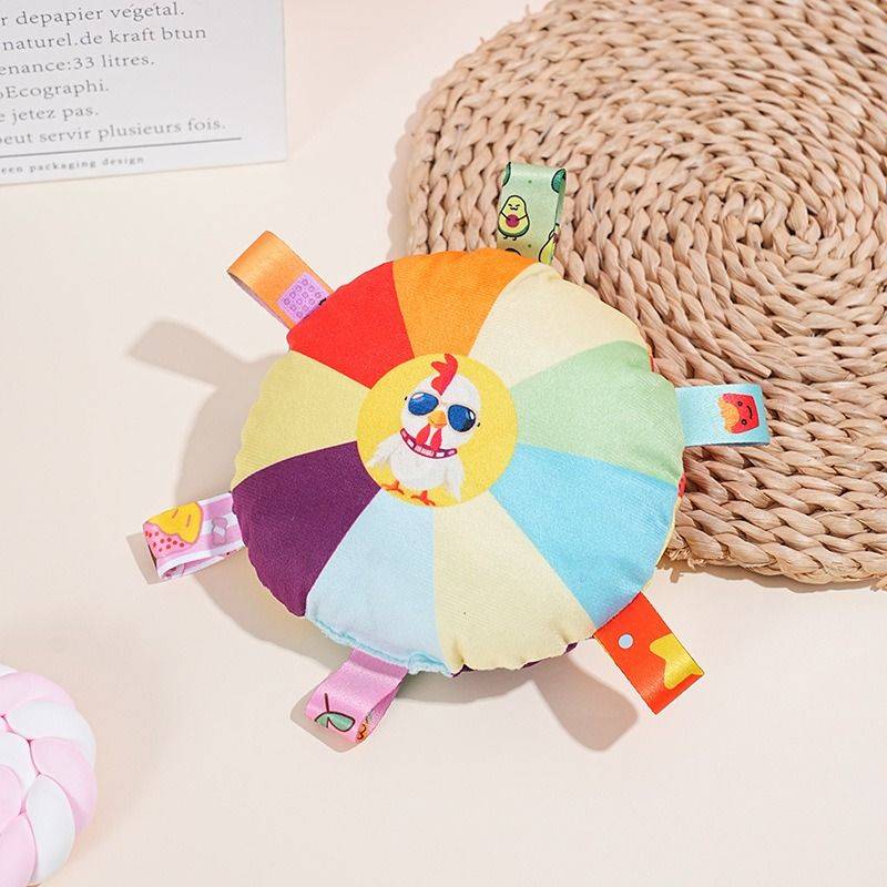 Dog plush sounds flying tray toy interactive puppy flying plate grinding and biting pet border animal husbandry training dog dedicated