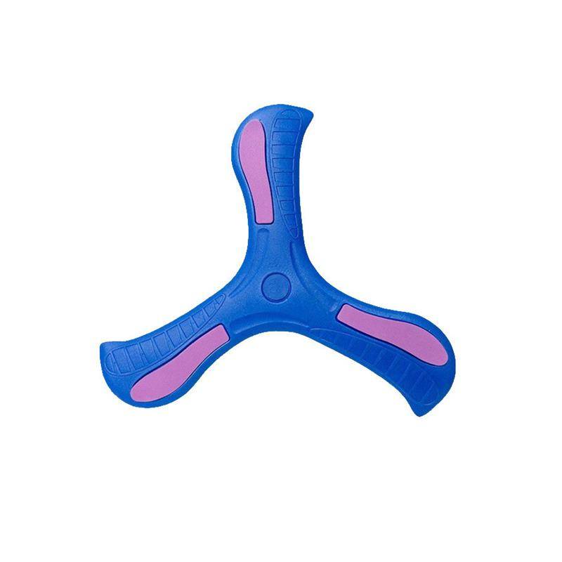 Children's back darts soft flying plate toy soft rubber men girl girls three -leaf outdoor park parent -child interactive glowing small gift