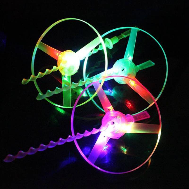 Flying Fairy toy-blowing child toy toy-plug-wire flyer with a light plate
