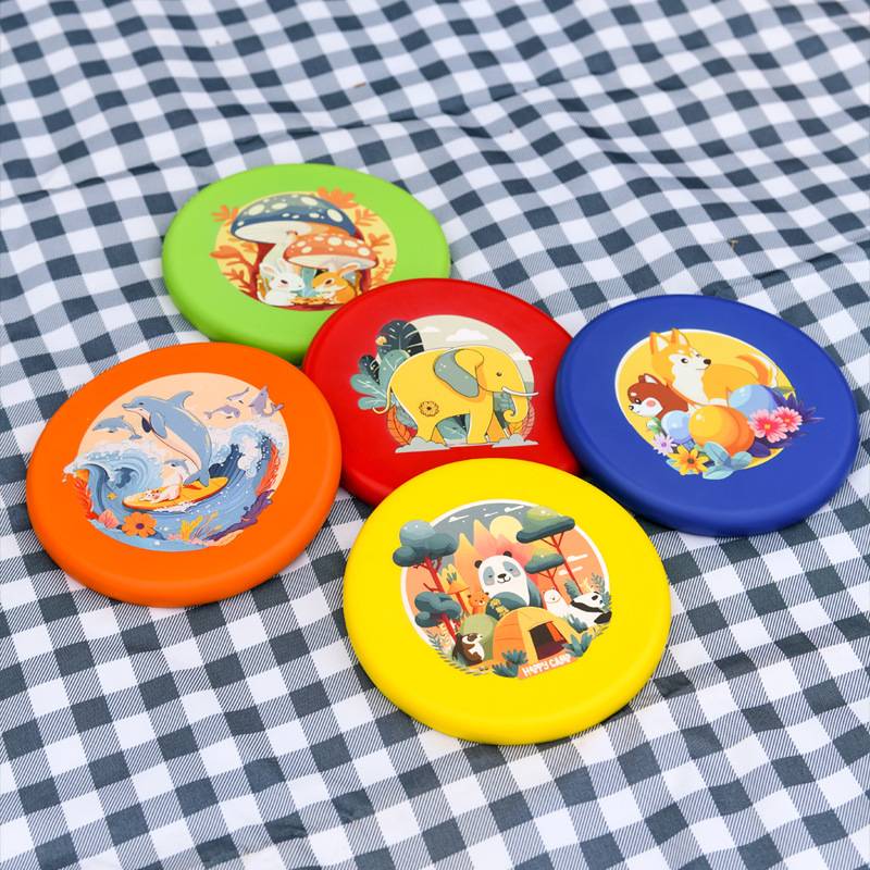 PU children's large flying disk kindergarten soft flying parent -child game outdoor sports casual toy kindergarten toys