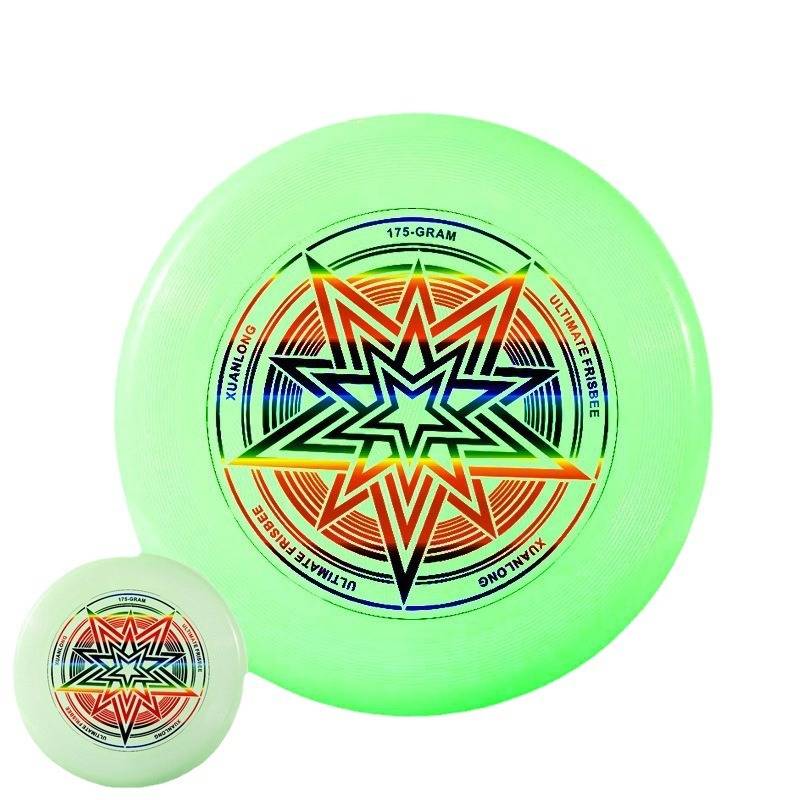 Night -light flying disk sports outdoor 175g adult fitness professional competition can be recovered professional extreme flying saucer