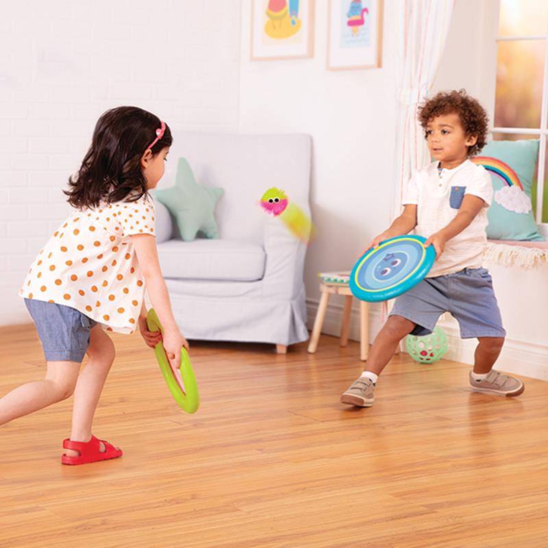 2024 new Bi Le BTOY elastic flying disk children's bouncing toy water moving fruit trampoline spear age outdoor flight S