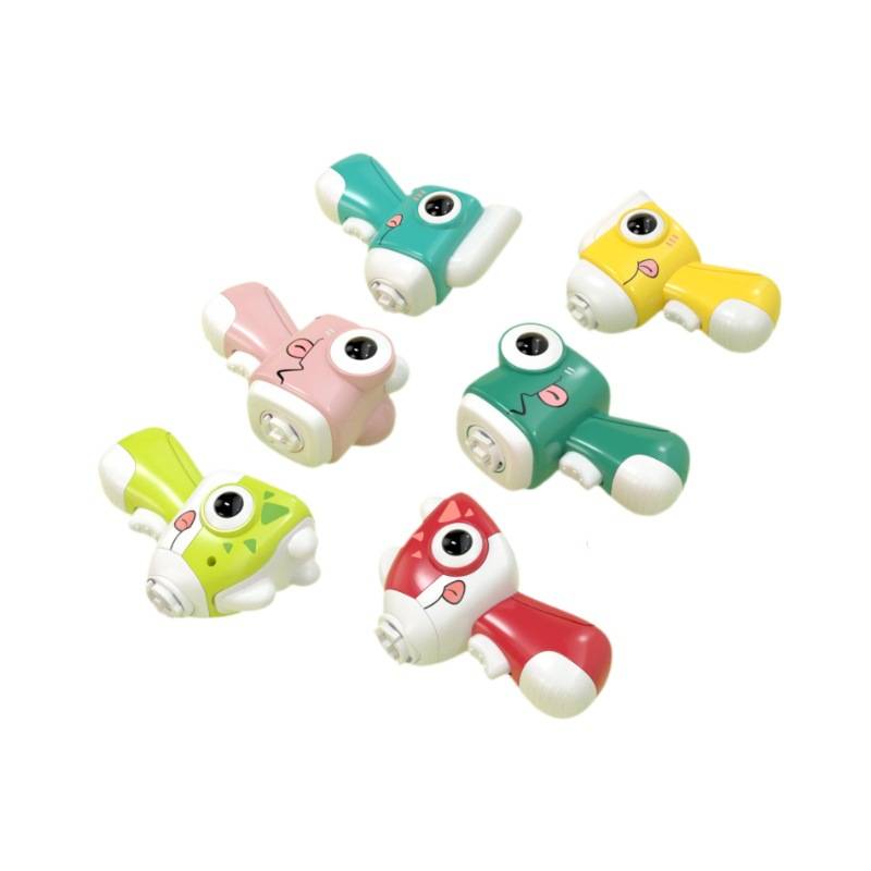 Laughing bamboo dragonfly pistol bombs raised gyroscope outdoor parental interactive flash flying children's toys flying tray