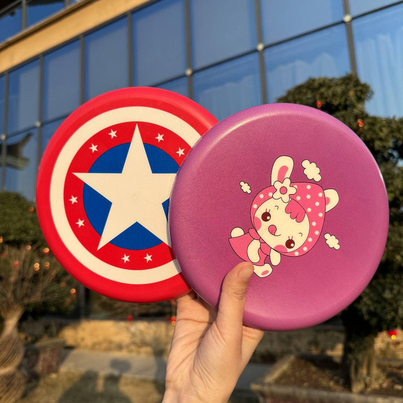 CAPTAIN AMERICA + PURPLE RABBIT