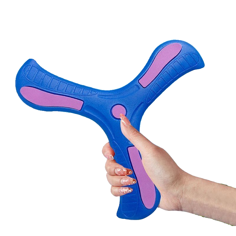 Children's Back Dart Dart toys Flying back to fall without rotten children's soft flying disk Children's toy soft glue three -leaf back dart