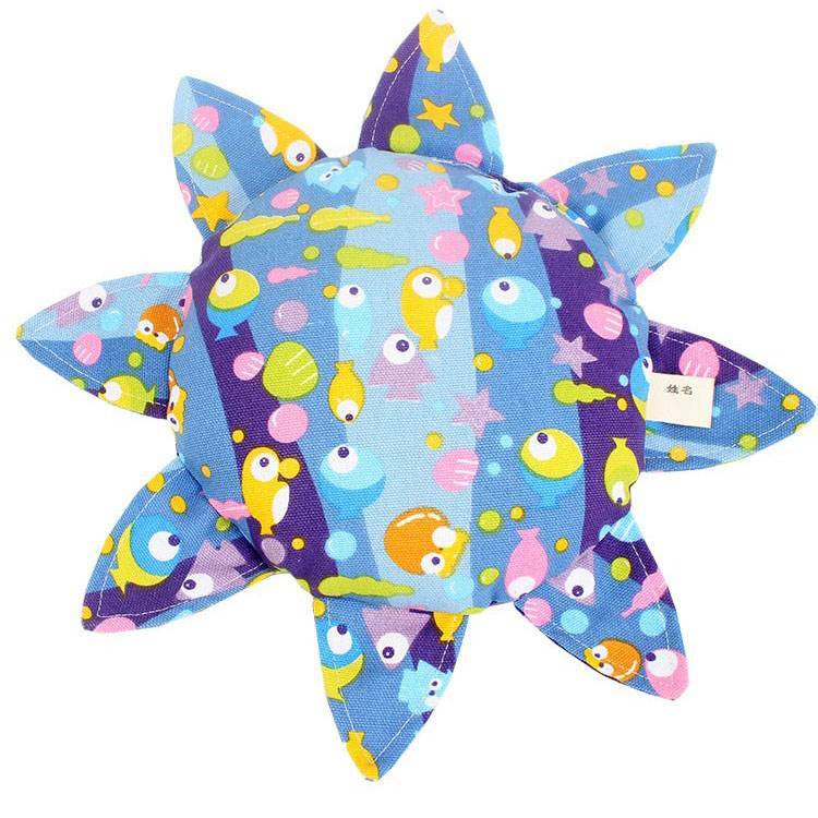 Children's soft flying disk kindergarten handmade flying saucer self -made canvas children outdoor sports parent -child game toys
