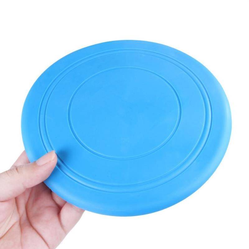 Beach dog dogs and dogs multi -product dog vent on spot small flying disk soft rubber grinding toy flying tray