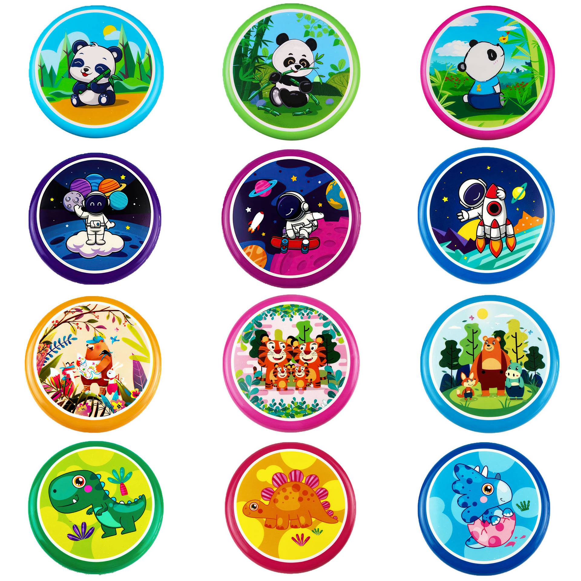 Children's safe soft flying disk kindergarten Flying saucer parent -child game hand throw back rotor dart male girl baby toys