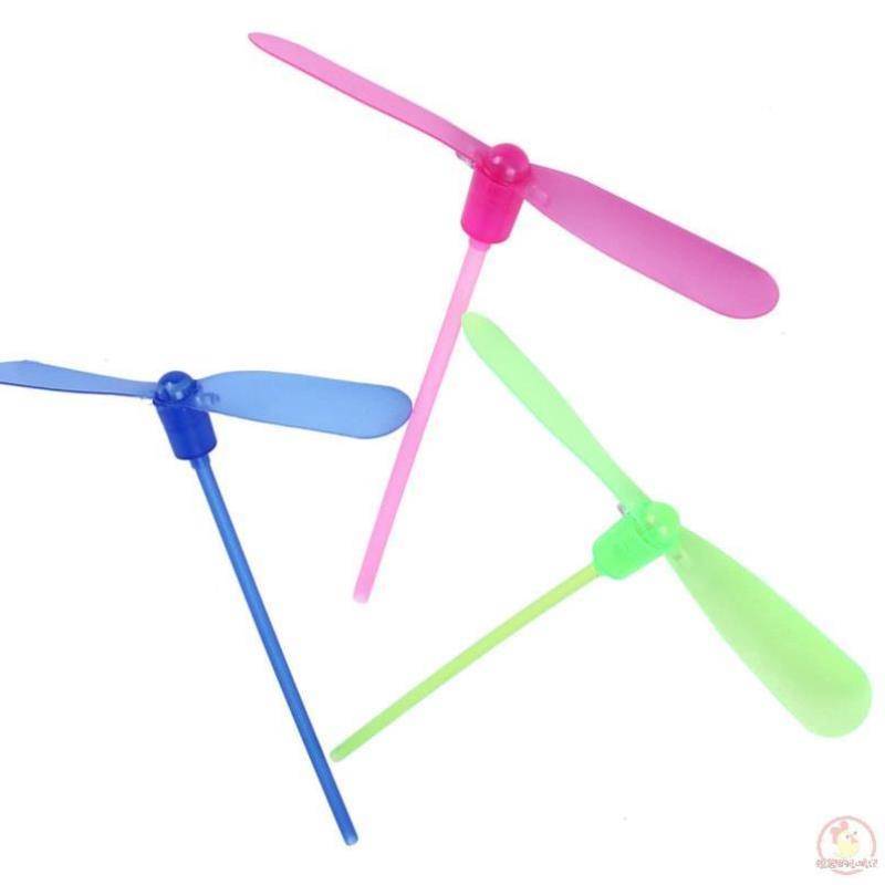 Everbright Bamboo Dragon Flying Flying Fairy Night Market Blue Flash Children's Day Toy Day 80s Nostalgic Flying Disk