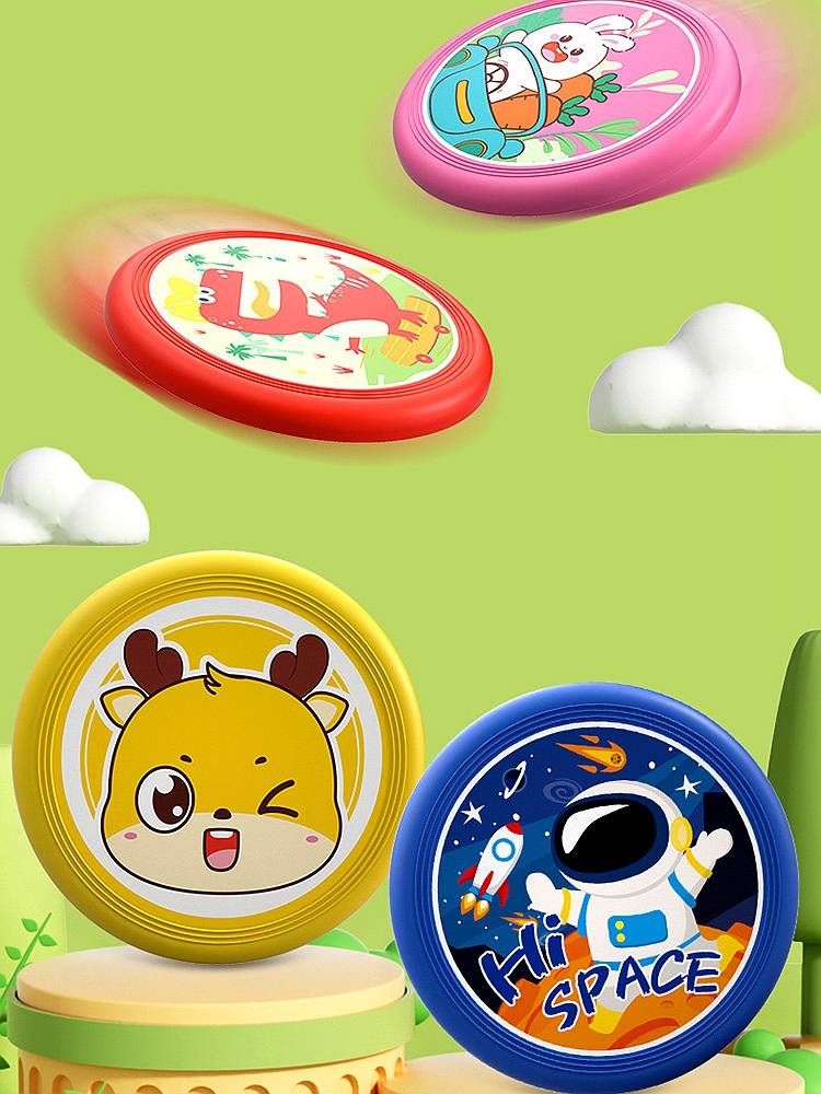 Children's safety outdoor soft rubber disk infant baby -child interactive sports sports toy hand throw dish game