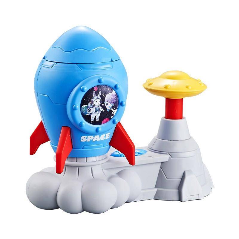 The new flying tray toy rocket flying saucer foot pedal bamboo dragonfly puzzle net red toy parent -child child outdoor game male
