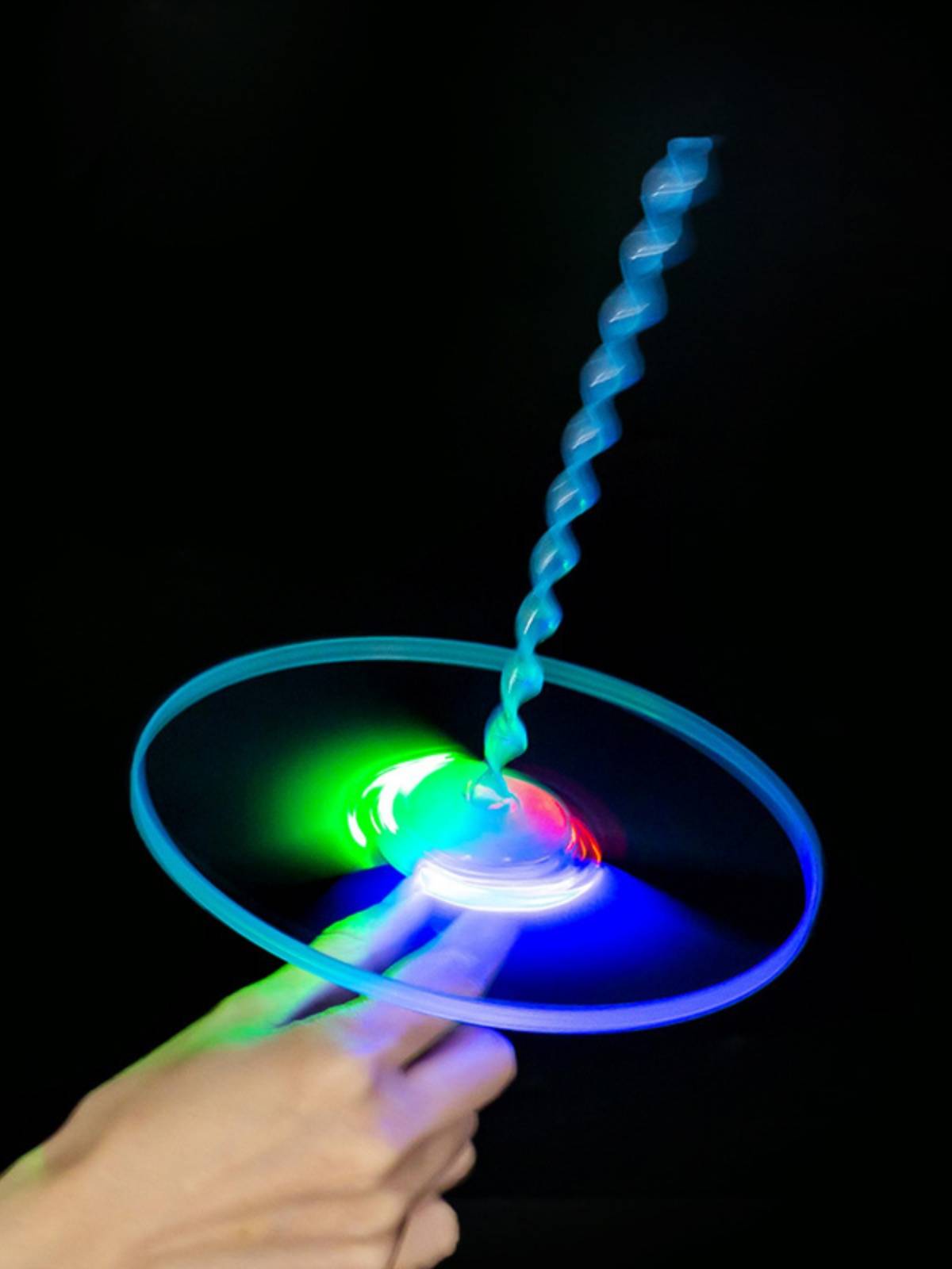 Lighting Flying Fairy Bamboo Dragonfly Baby Toys Push Flying Disk Flying Disk 80s Children's Nostalgic Classic Toys