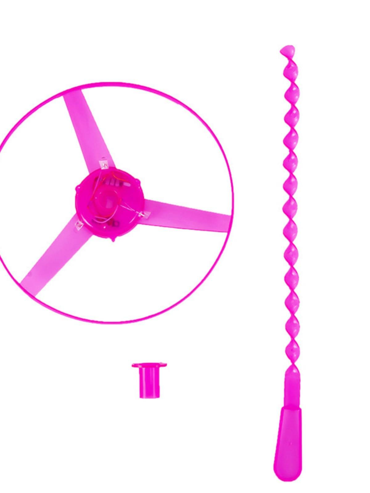 Lighting Flying Fairy Bamboo Dragonfly Baby Toys Push Flying Disk Flying Disk 80s Children's Nostalgic Classic Toys