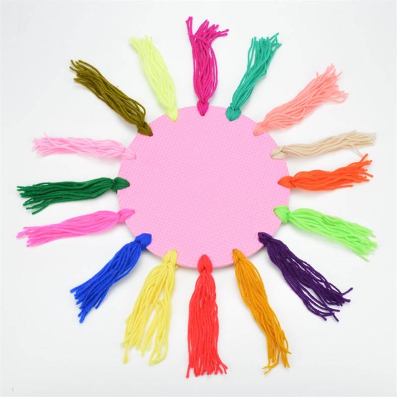 Children's woolen cardboard flying disk kindergarten DIY handmade foam flying tray flying saucer game safety toys outdoor outdoor