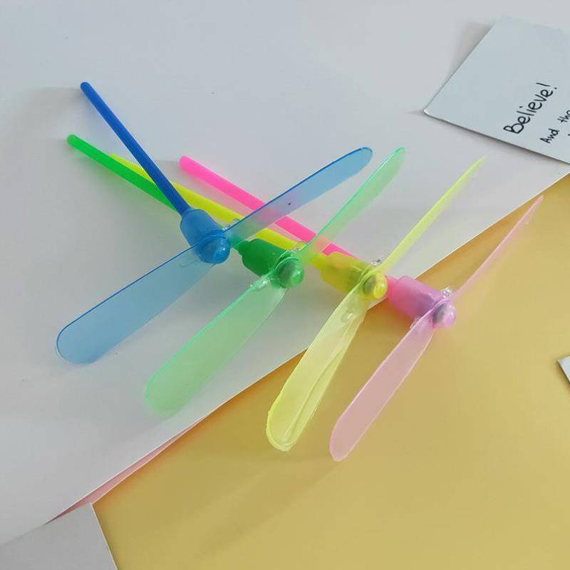 Outdoor Dragonfly Boys Rotating Gifts Rotating Flying Drive Park Classic Toys Hand Fairy Bamboo Girl