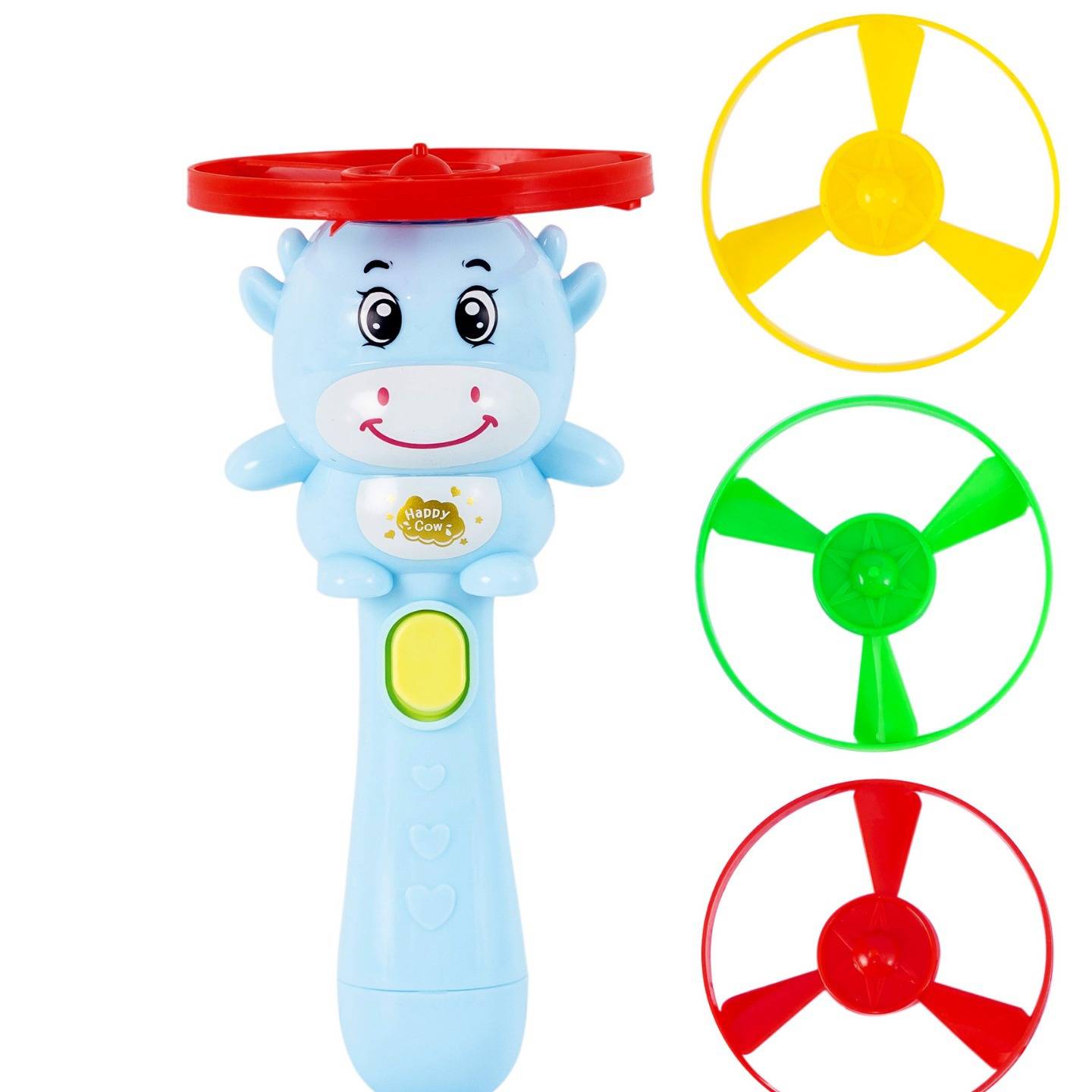 Cartoon Light Bamboo Dragonfly Children's Toy Flying Outdoor Baby Flying Disk Kindergarten Reward Little Gift