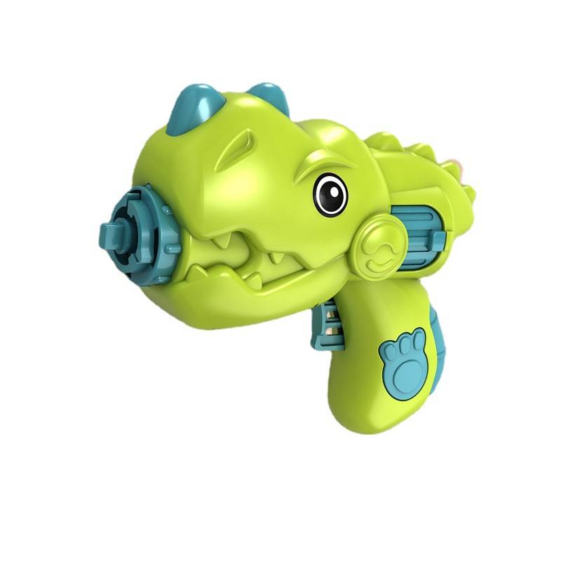 Children's toy flying saucer gyten dinosaur gun flying ejection flashing outdoor bamboo dragonfly light -emitting flying disk floor stalls