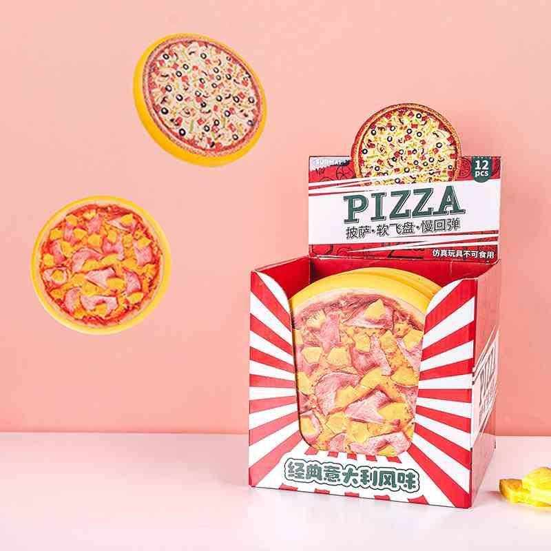 Slow playback floppy, pizza