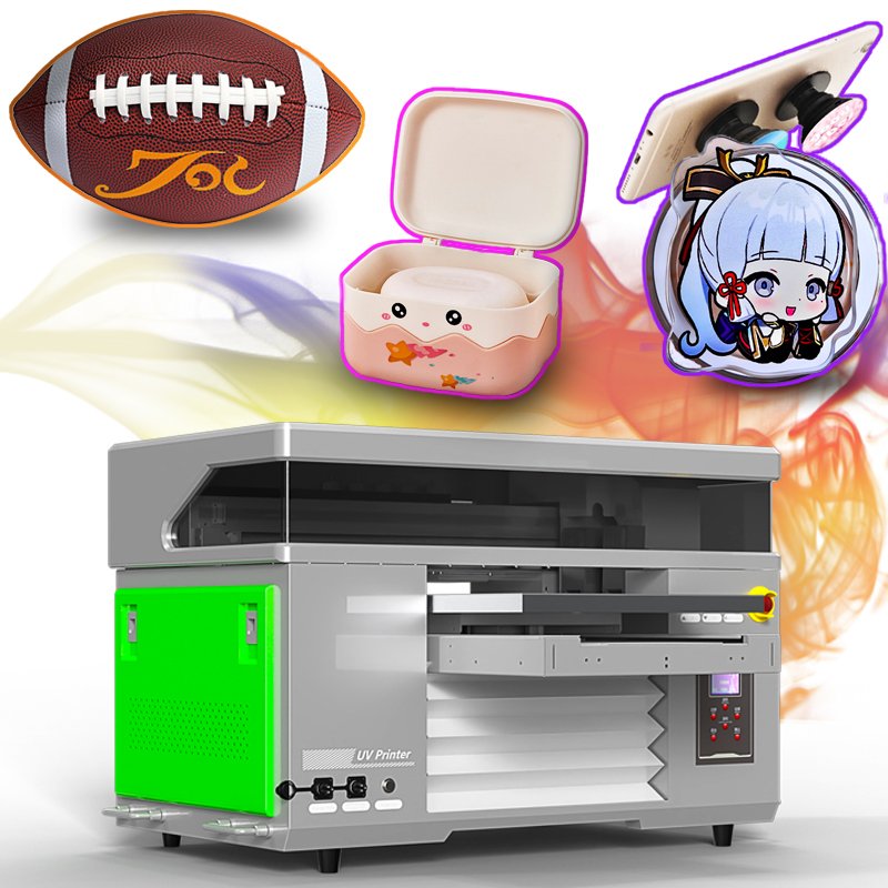 4060 UV printer small desktop UV inkjet printer printing ball advertising poster phone case ab glue varnish A2 UV DTF printer